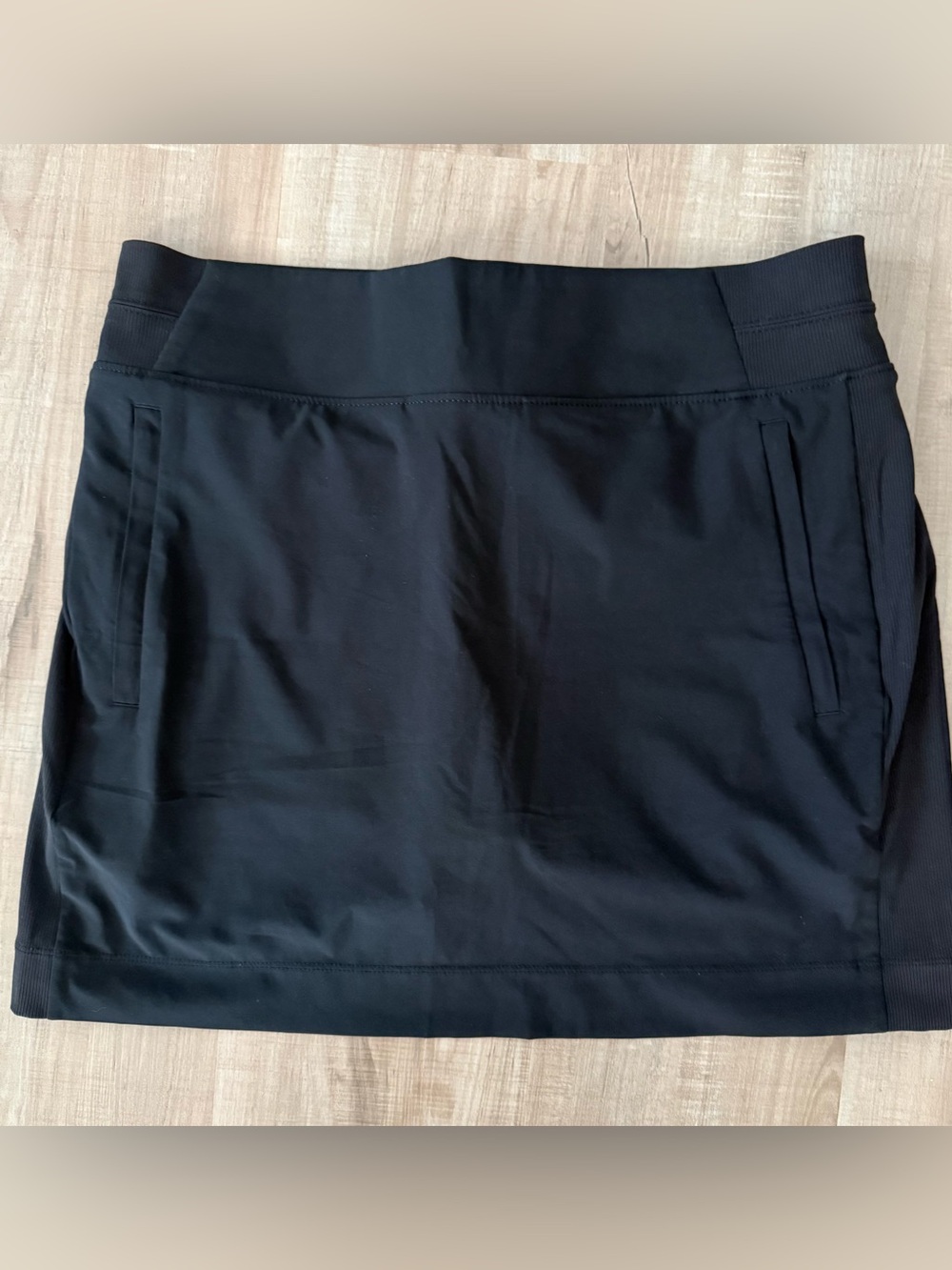 Athleta Black Active Skirt with Wide Waistband